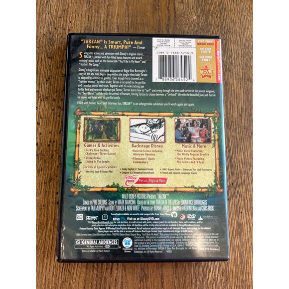Disney's Tarzan Special Edition DVD Classic Adventure - Picture 4 of 4